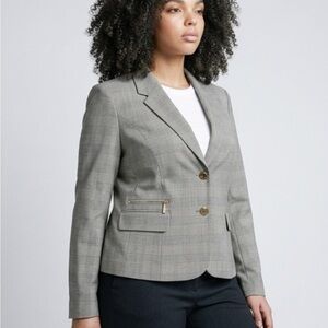 Calvin Klein Light Gray Tailored Blazer Size 8